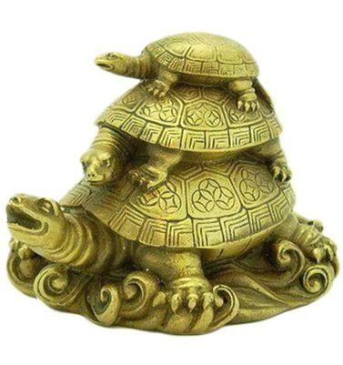 

Raashi Three Tiered Feng Shui Tortoises