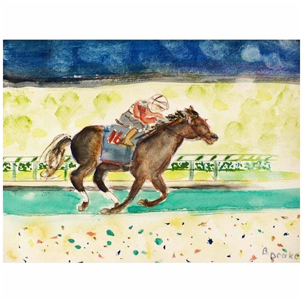 

Racing Horse Place Mat Set of 4 Multi