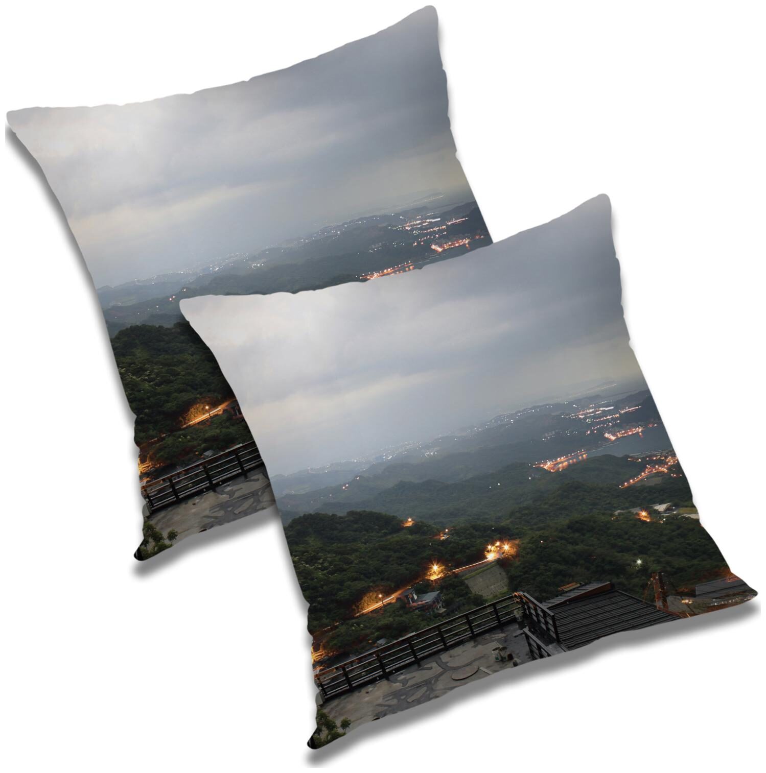 

RADANYA 3D Printed Cushion Cover with Filler Set 16x16 inch