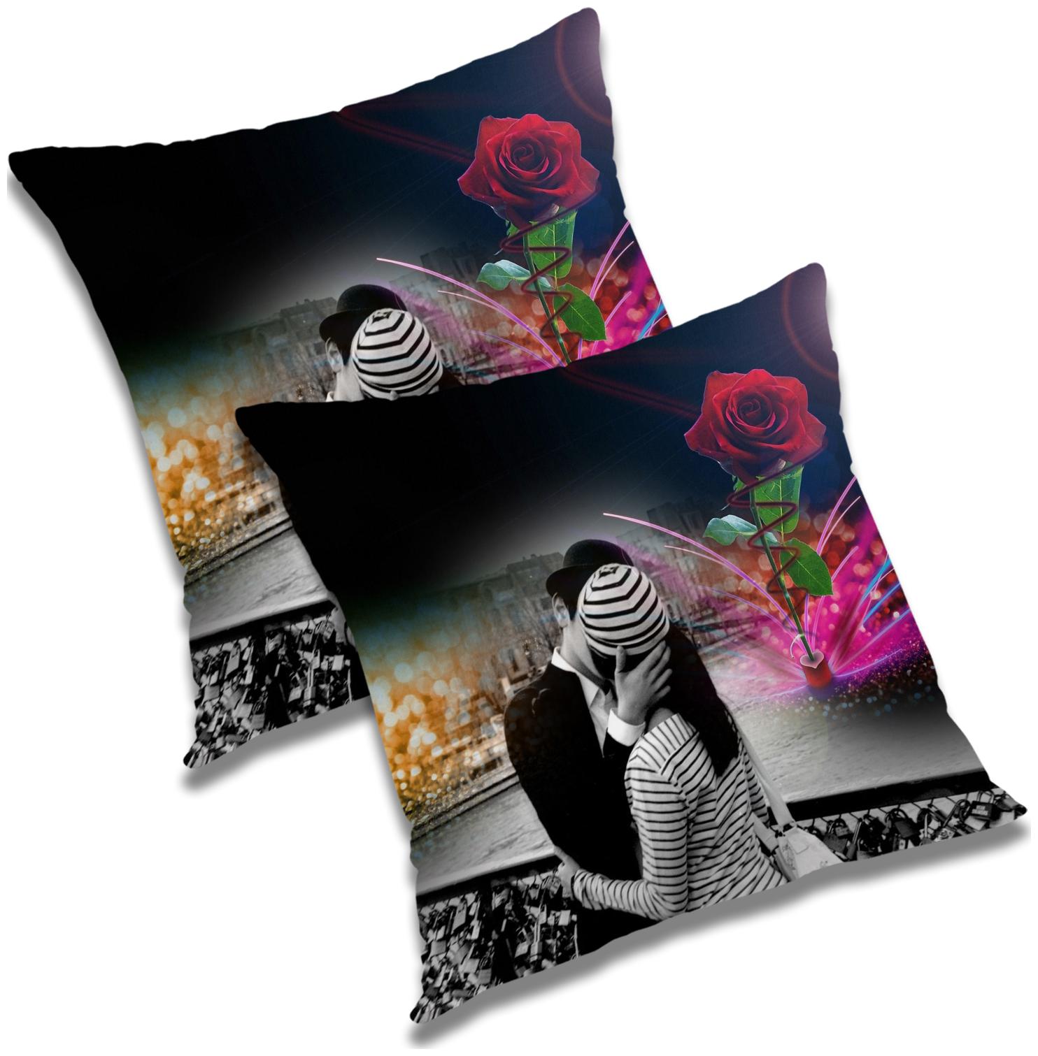 

RADANYA 3D Printed Cushion Cover with Filler Set 18x18 inch
