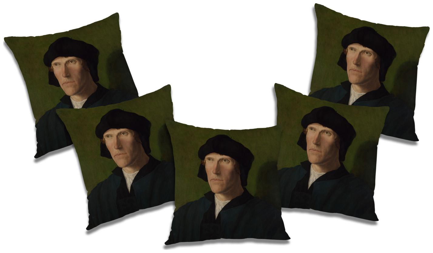 

RADANYA 3D Printed Cushion Cover with Filler (Set of 5) 24x24 inch
