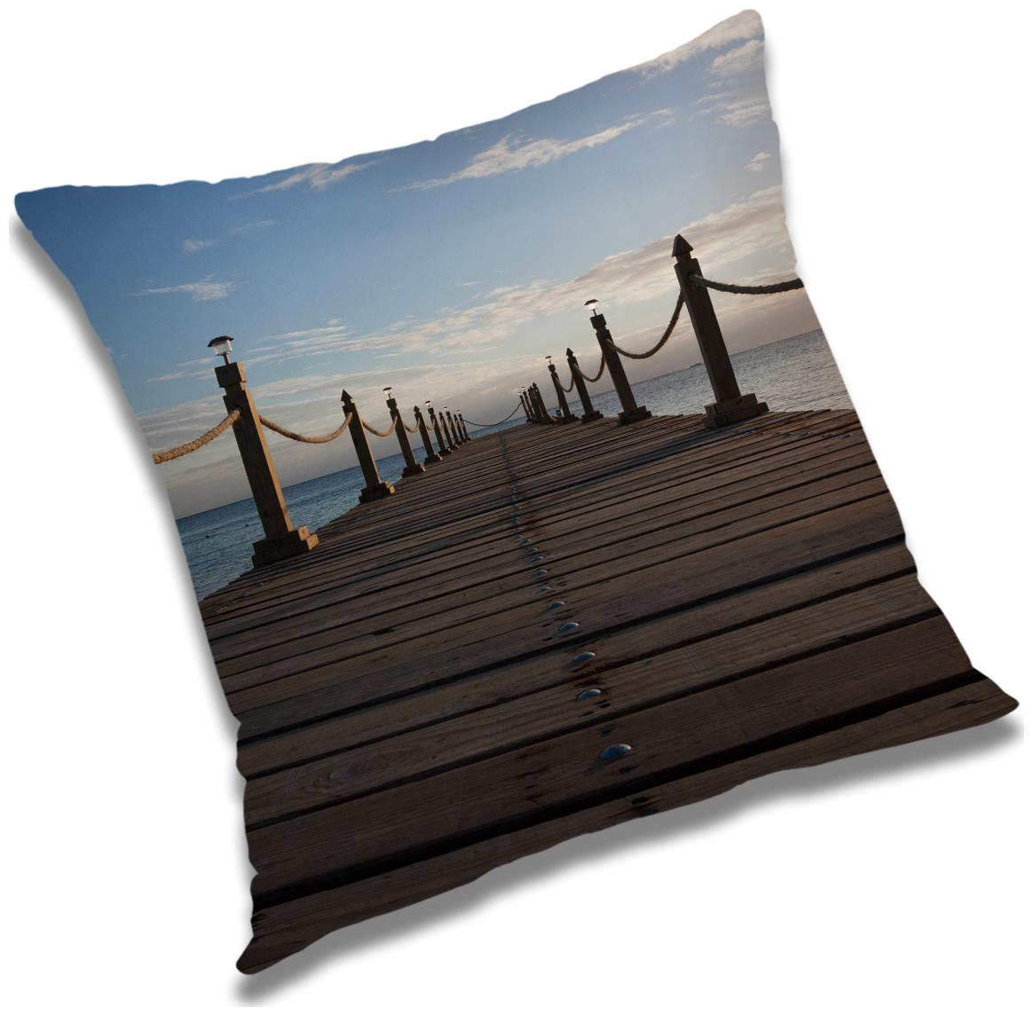 

RADANYA 3d printed Polyester Brown Cushion Cover ( Small Pack of 1 )