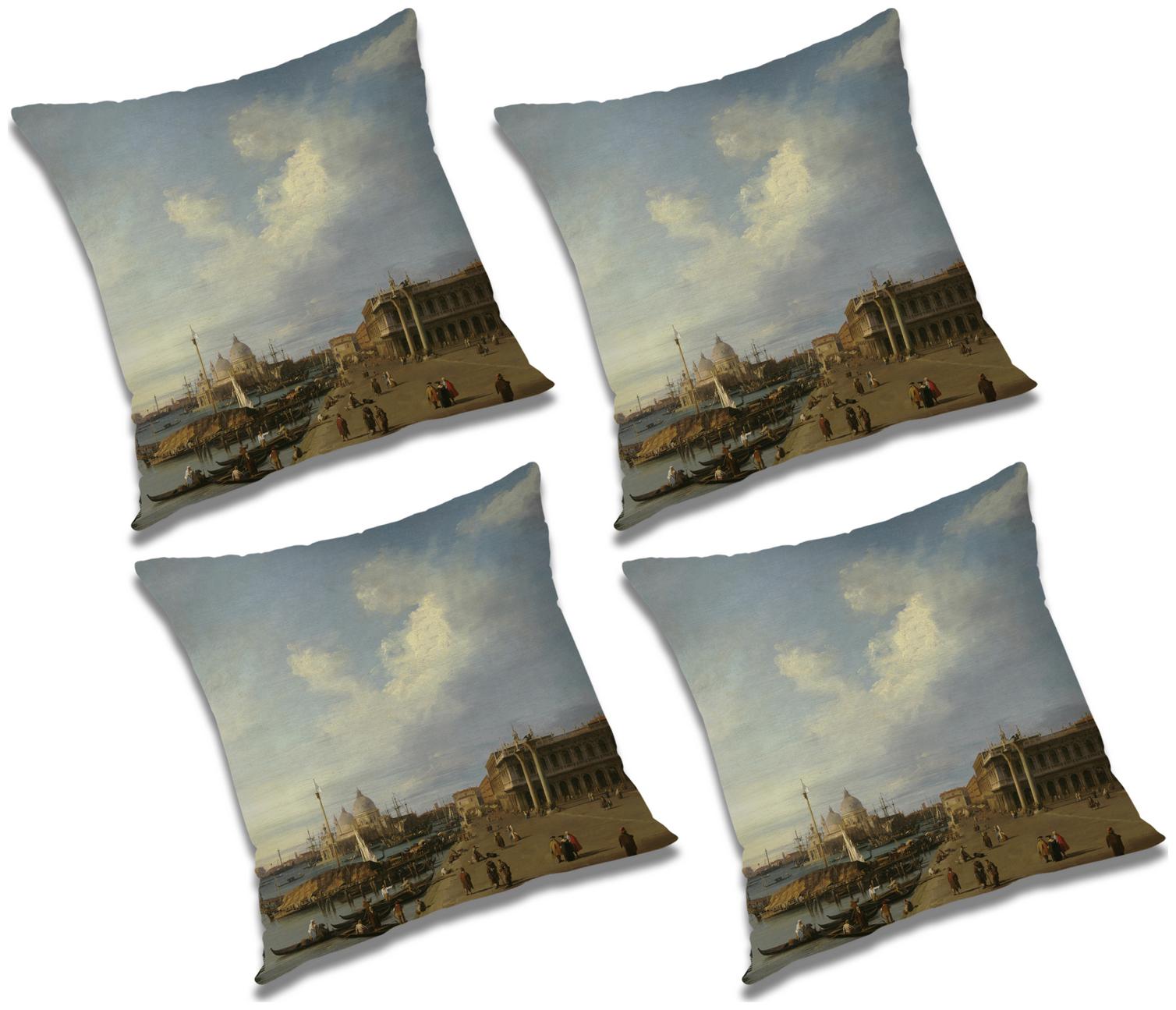 

RADANYA 3D Printed Cushion Cover (Set of 4) 24x24 inch