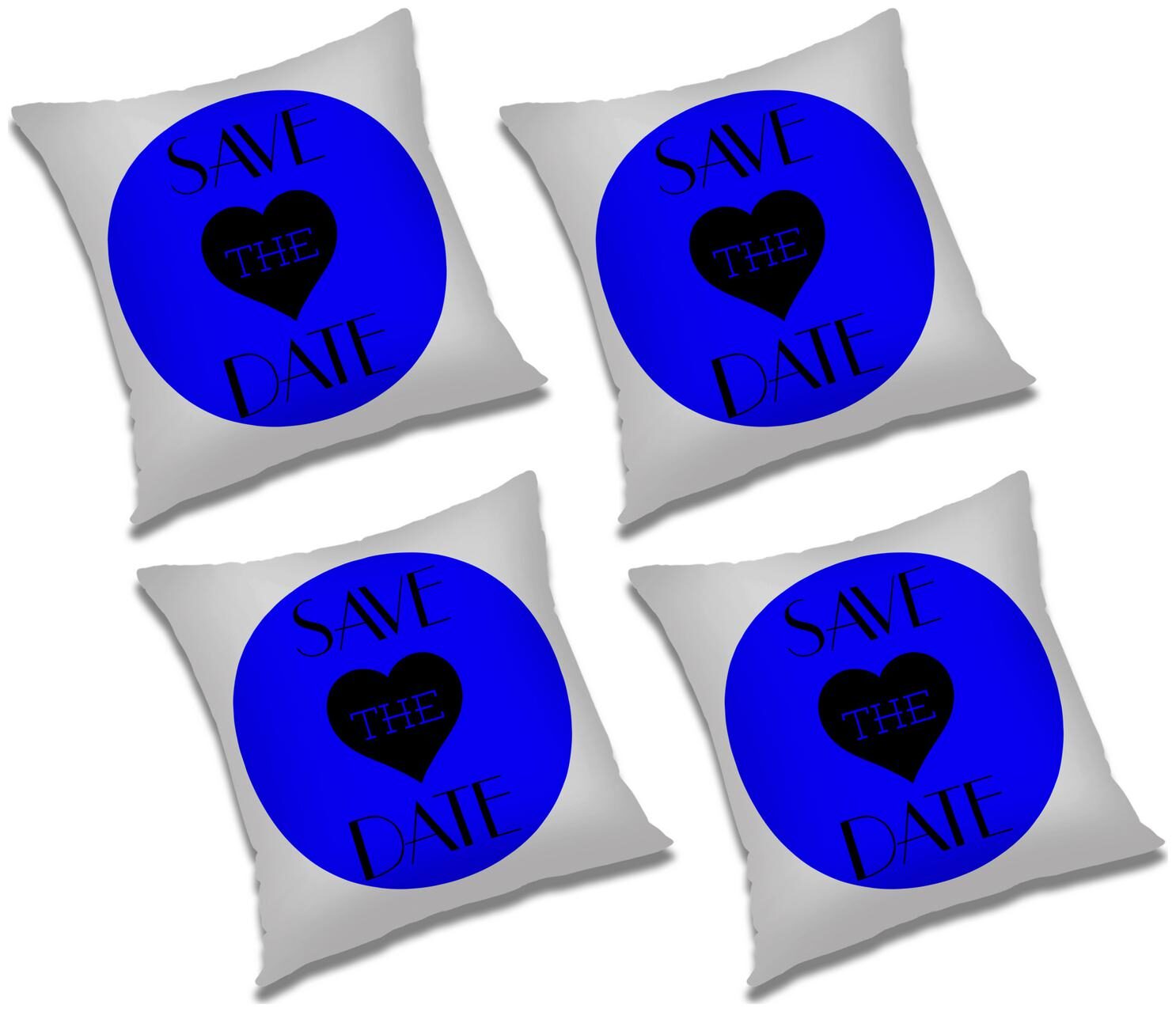 

RADANYA 3D Printed Cushion Cover with Filler (Set of 4) 12X12 inch