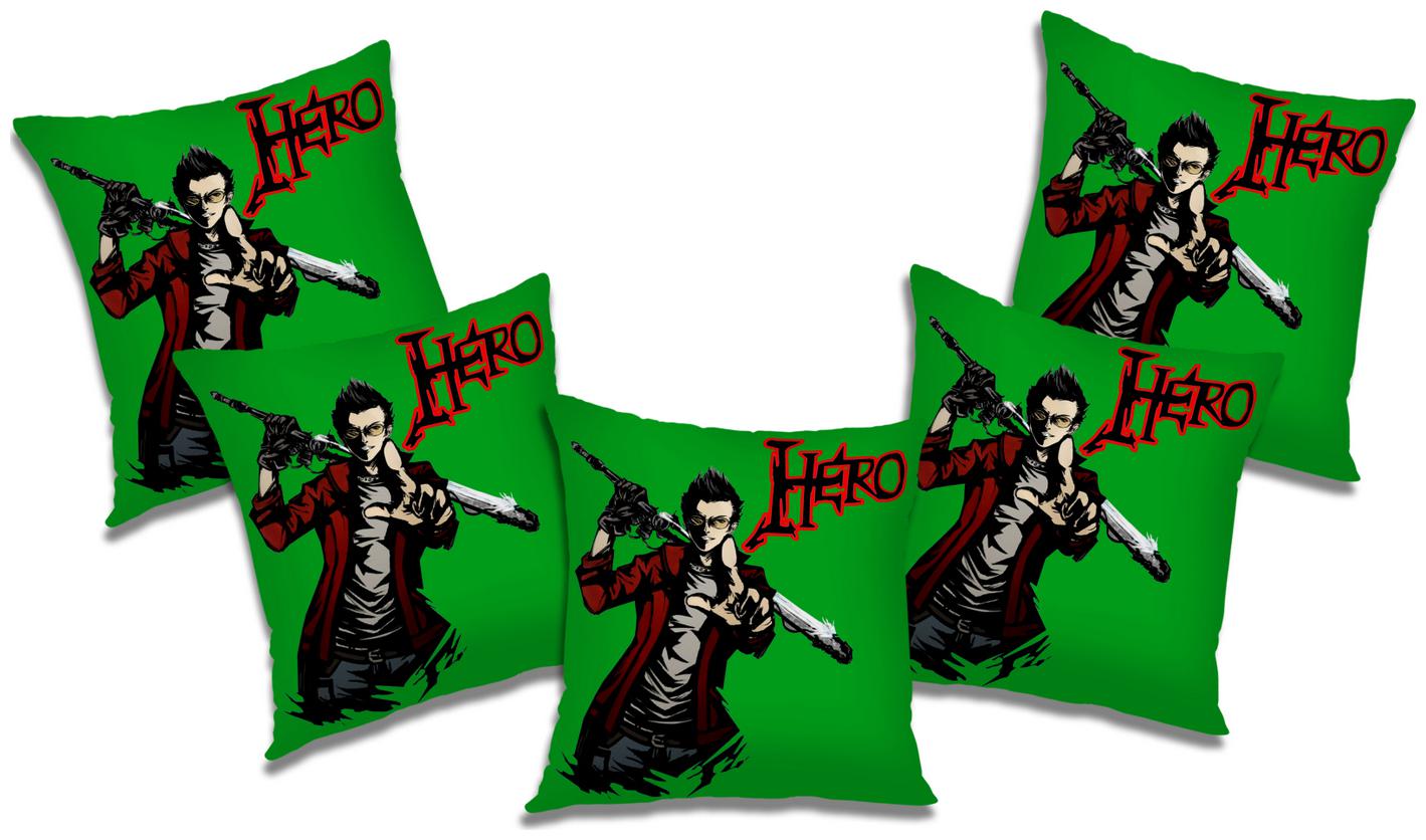 

RADANYA 3D Printed Cushion Cover with Filler (Set of 5) 20x20 inch