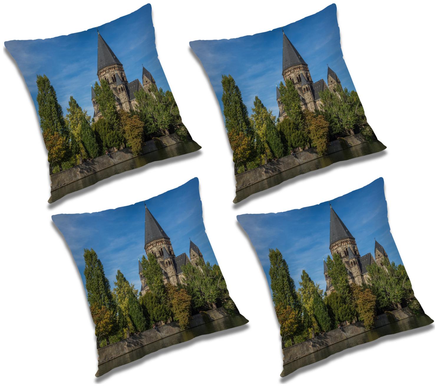 

RADANYA 3D Printed Cushion Cover (Set of 4) 20x20 inch