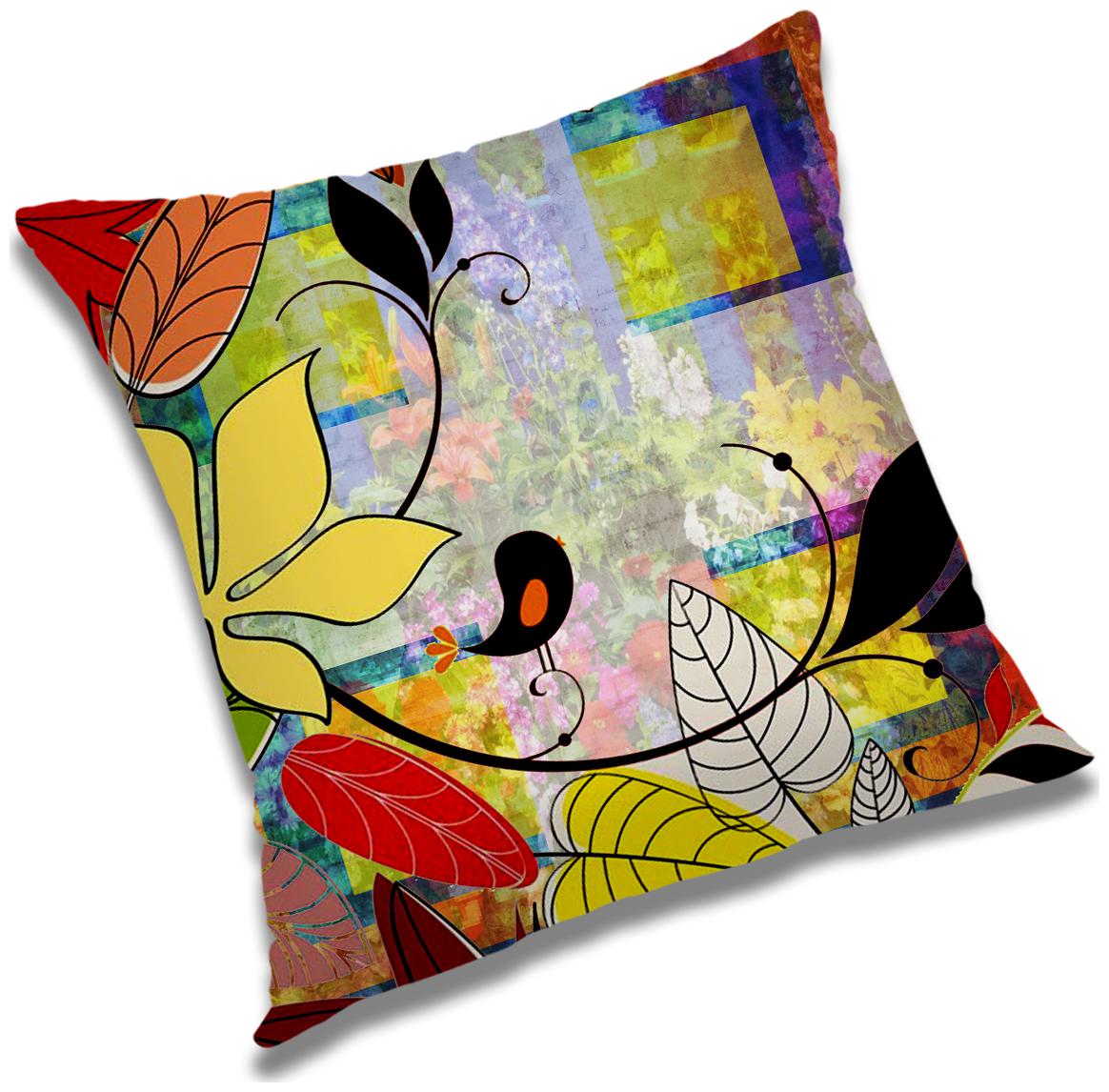 

RADANYA 3D Printed Cushion Cover with Filler Set 20x20 inch