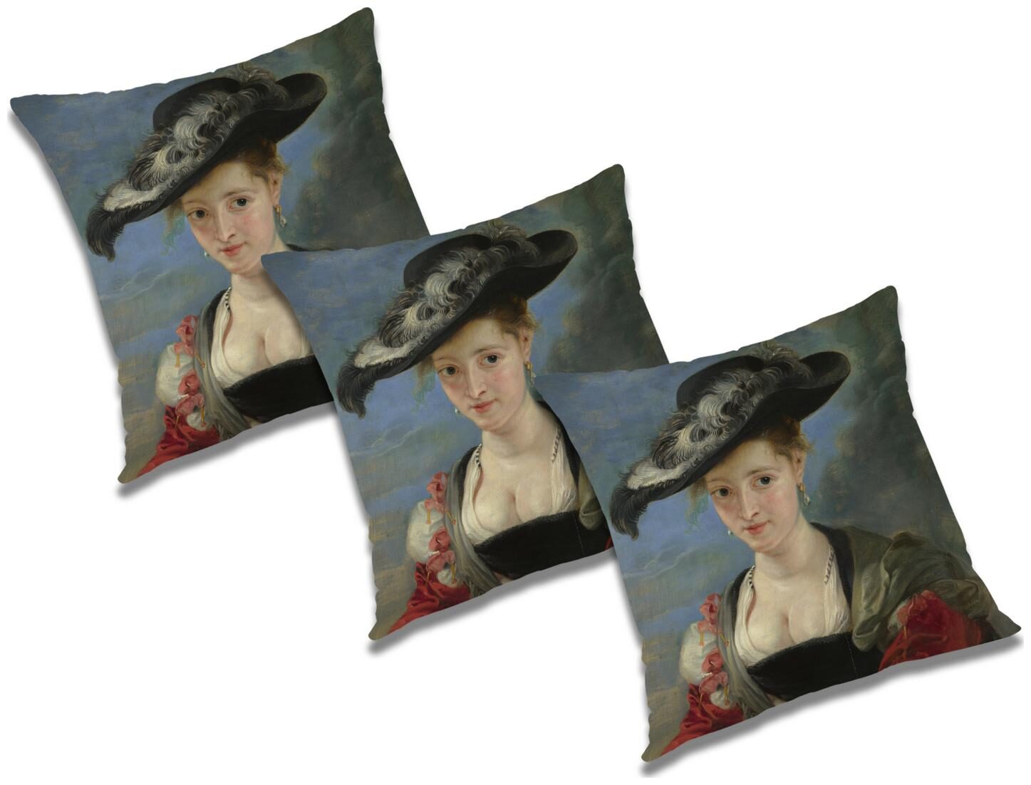 

RADANYA 3D Printed Cushion Cover (Set of 3) 24x24 inch