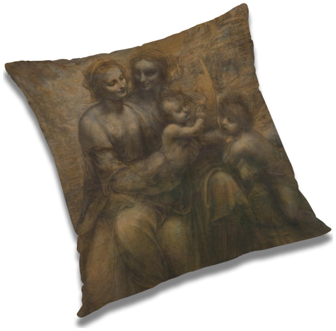

RADANYA 3d printed Polyester White Cushion Cover ( Large Pack of 1 )