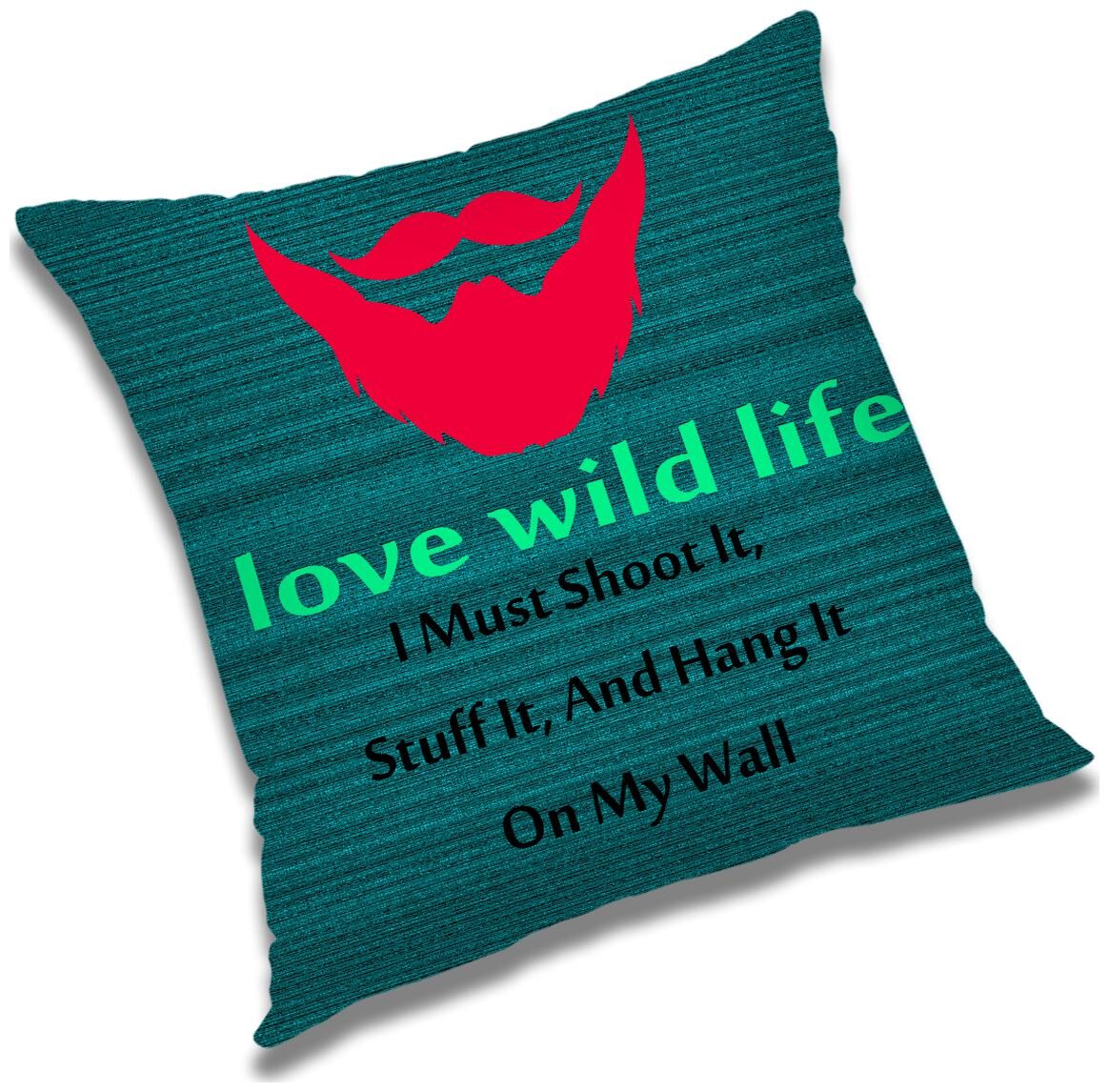 

RADANYA 3d printed Polyester Blue Cushion Cover ( Large Pack of 1 )