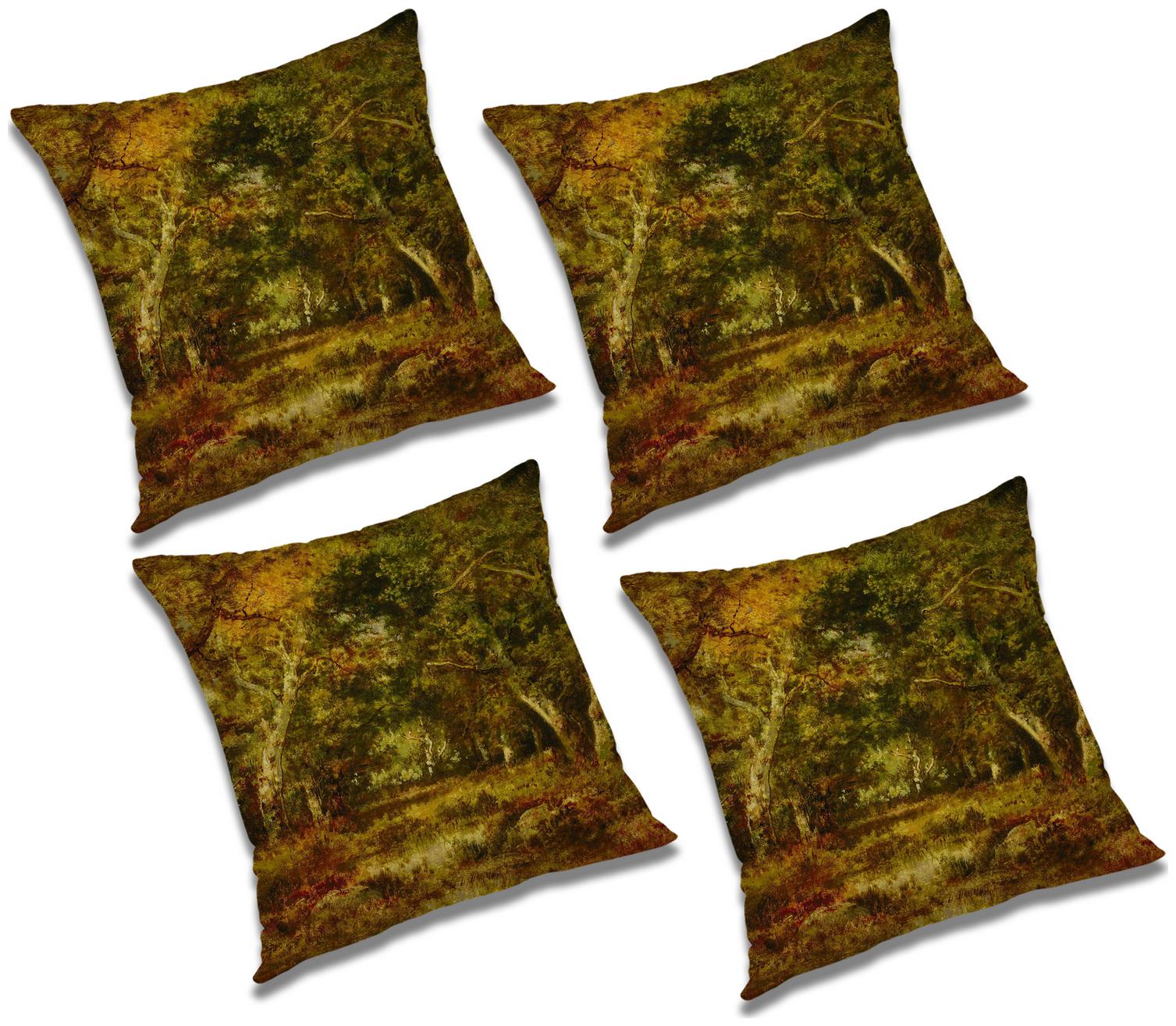 

RADANYA 3D Printed Cushion Cover (Set of 4) 20x20 inch