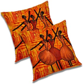 RADANYA 3D Printed Cushion Cover with Filler Set 18x18 inch