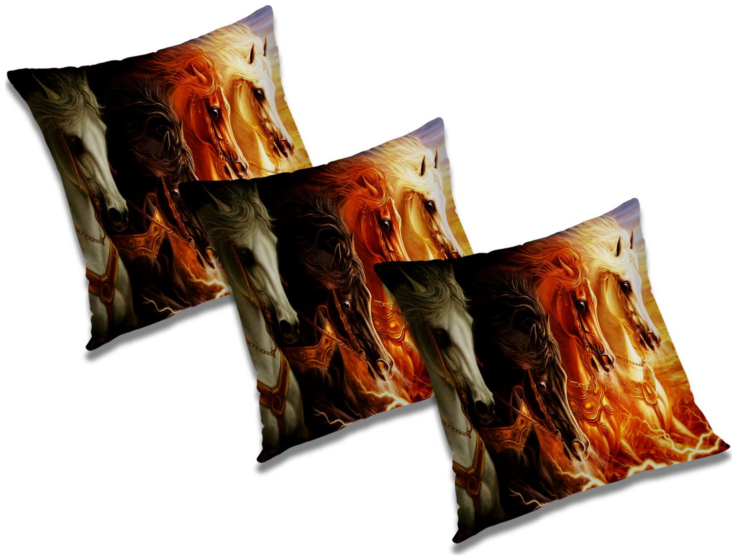 

RADANYA 3D Printed Cushion Cover (Set of 3) 12X12 inch