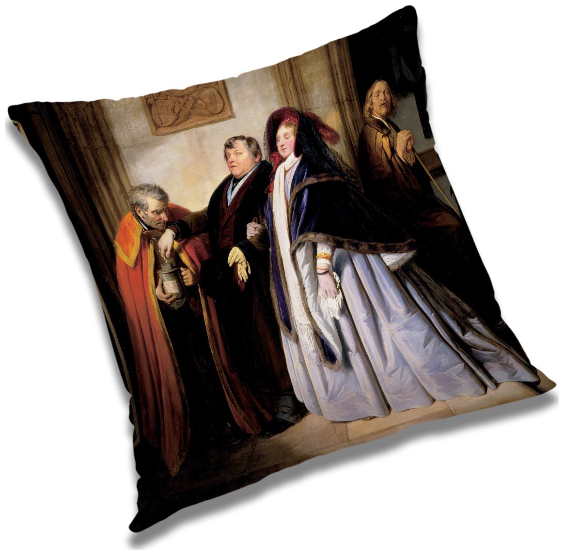 

RADANYA 3D Printed Cushion Cover with Filler Set 18x18 inch