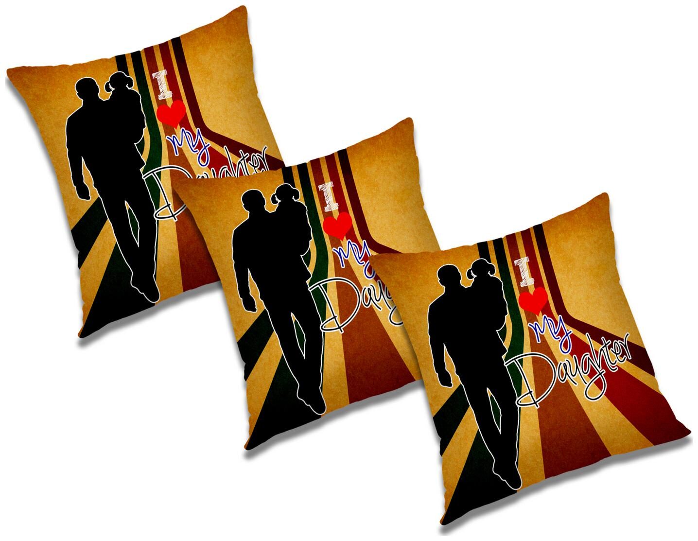 

RADANYA 3d printed Polyester Brown Cushion Cover ( Small Pack of 3 )