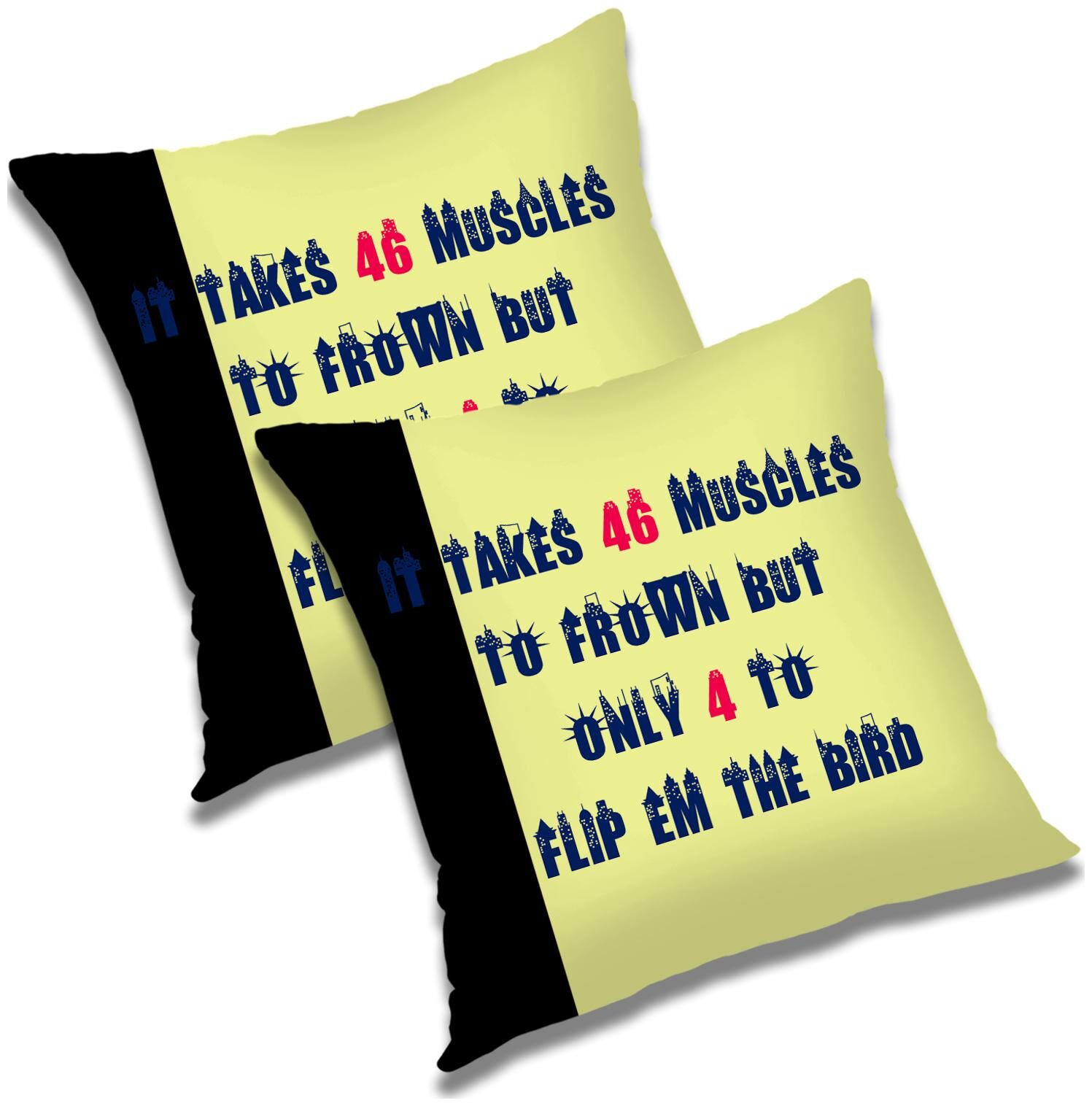 

RADANYA 3D Printed Cushion Cover with Filler Set 20x20 inch