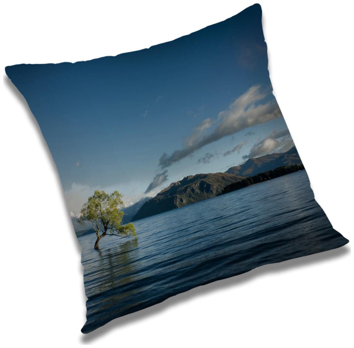 

RADANYA 3d printed Polyester Blue Cushion Cover ( Large Pack of 1 )