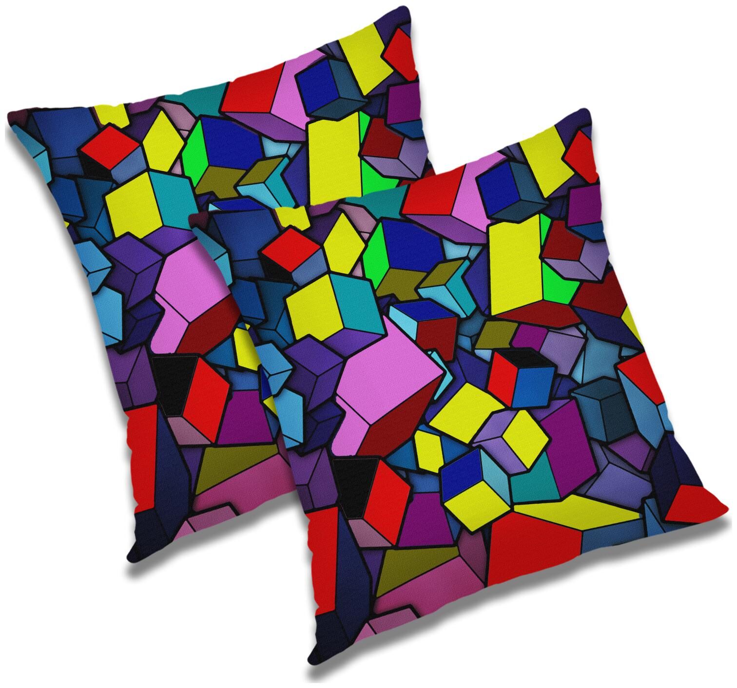 

RADANYA 3D Printed Cushion Cover 16x16 inch