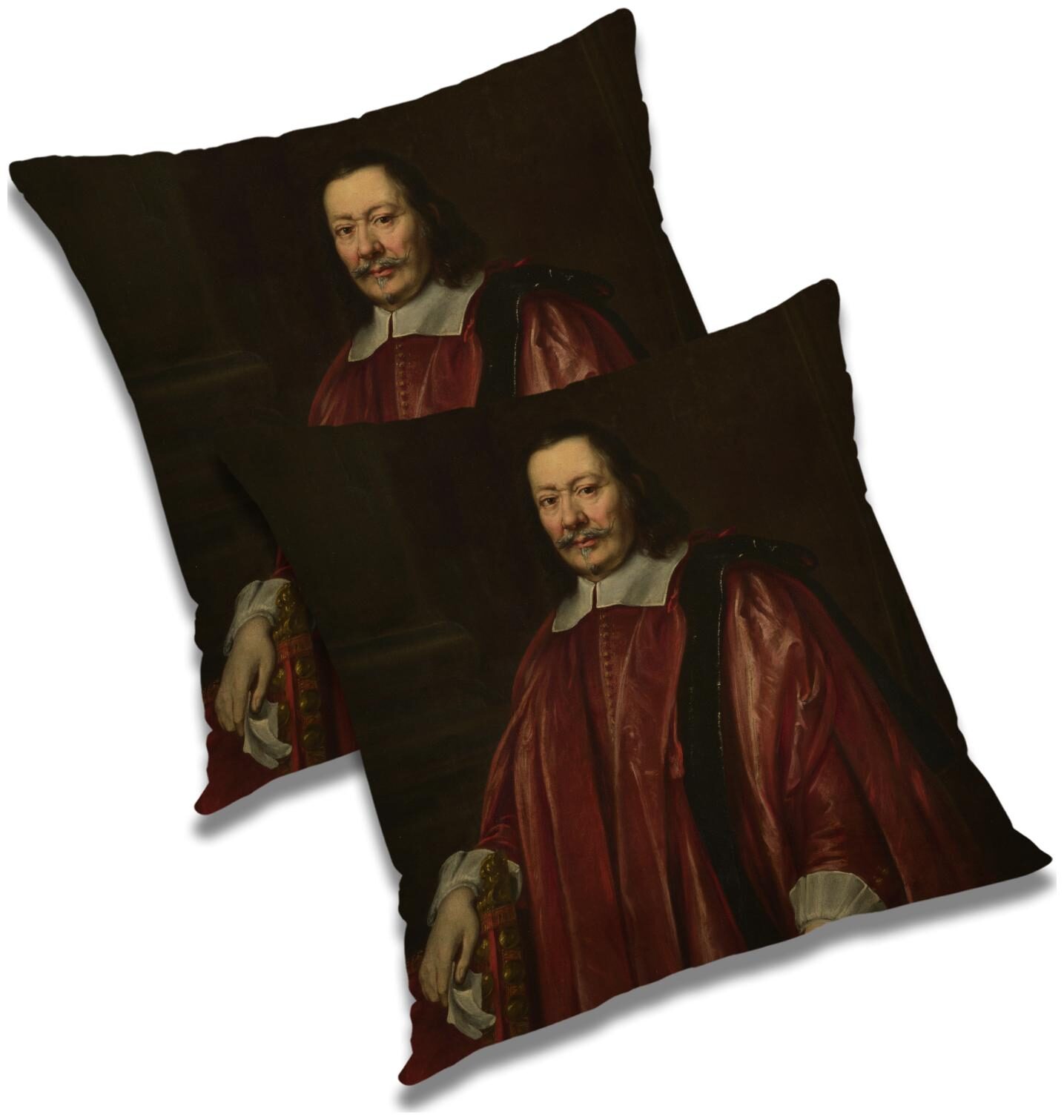 

RADANYA 3D Printed Cushion Cover with Filler Set 12X12 inch