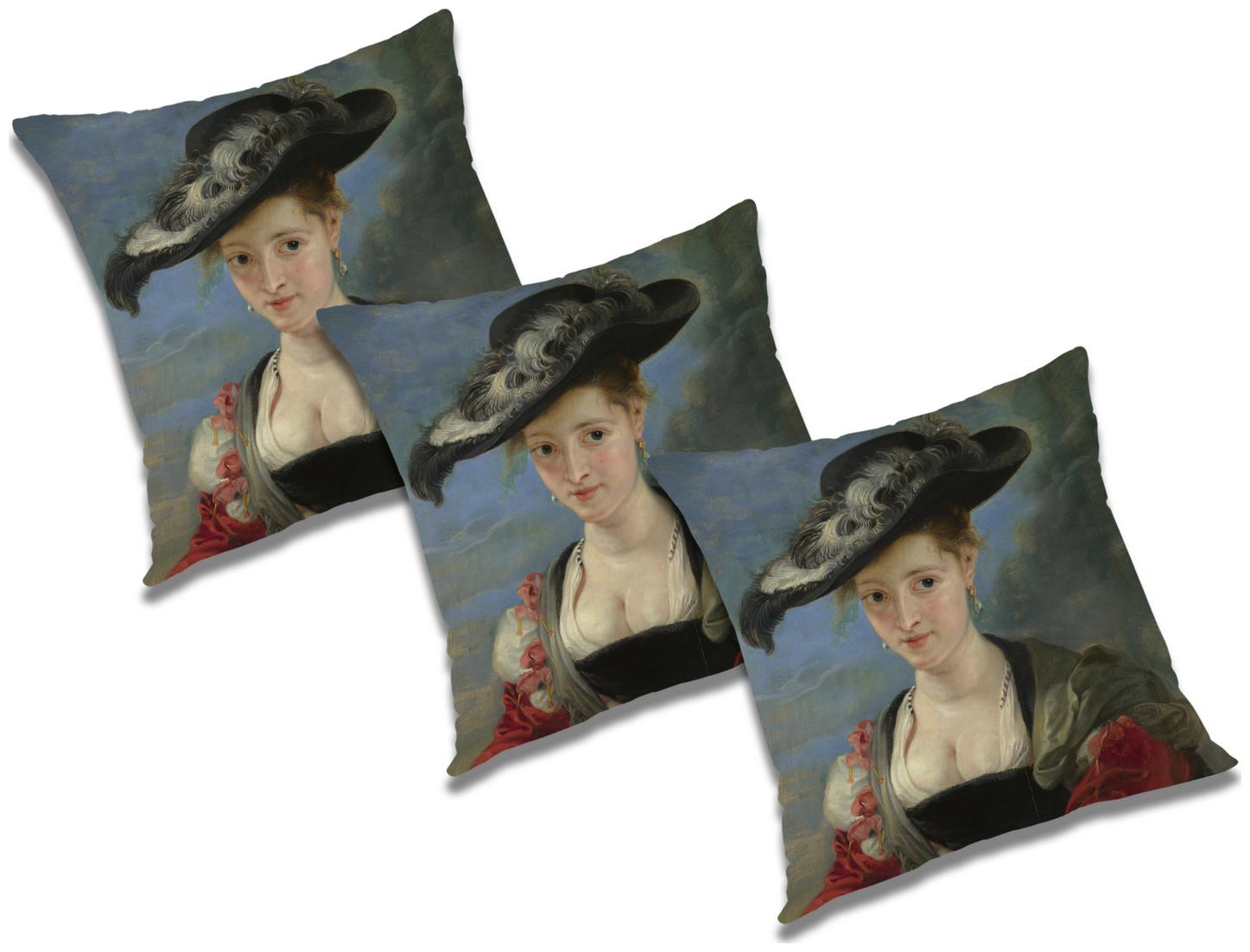 

RADANYA 3D Printed Cushion Cover (Set of 3) 18x18 inch
