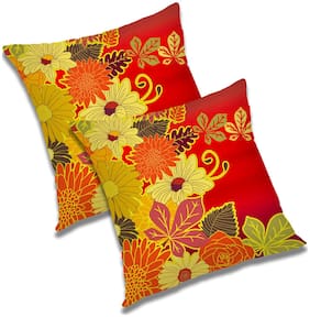 RADANYA 3D Printed Cushion Cover with Filler Set 16x16 inch