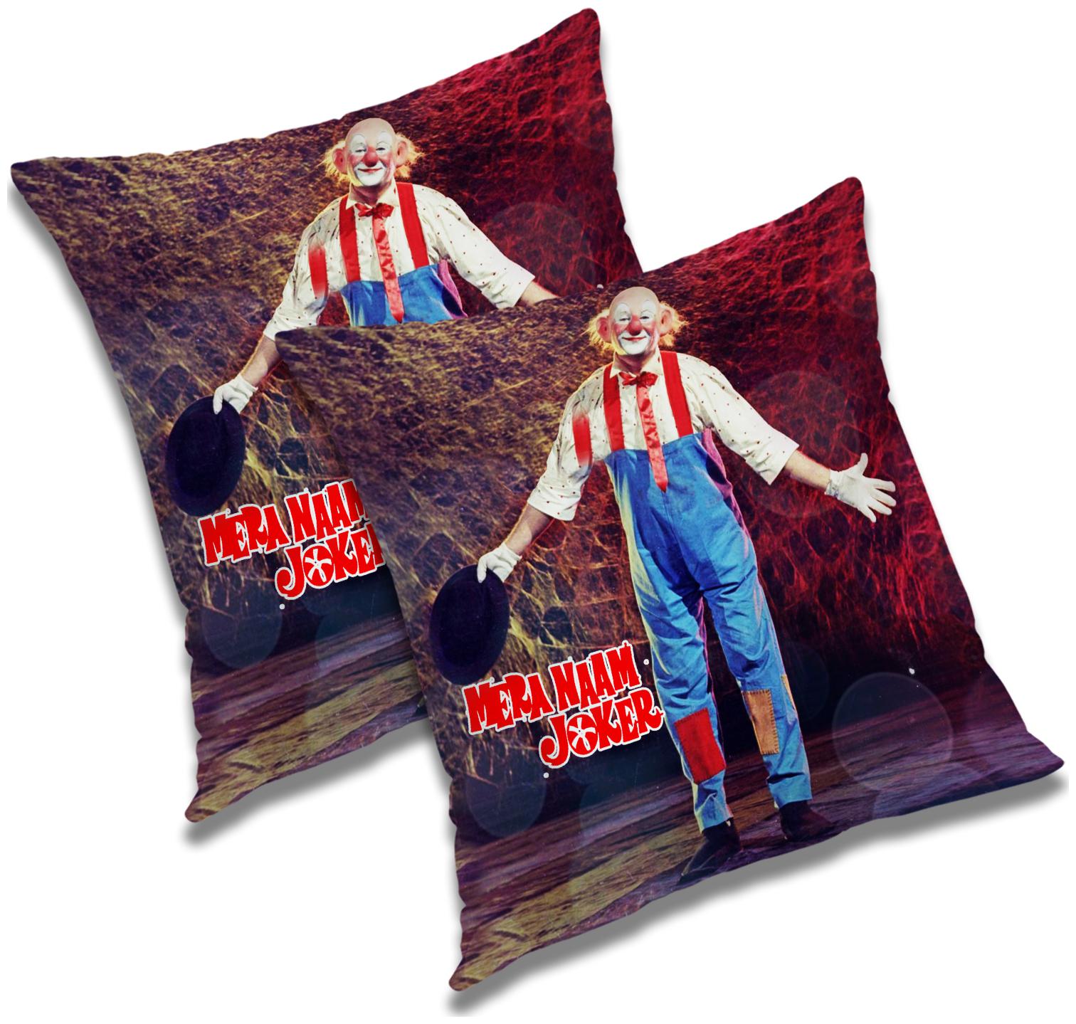 

RADANYA 3d printed Polyester Brown Cushion Cover ( Large Pack of 2 )