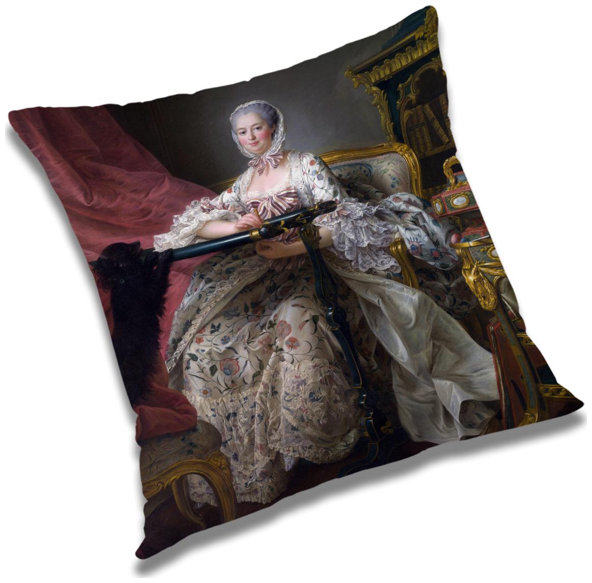 

RADANYA 3d printed Polyester Blue Cushion Cover ( Extra large Pack of 1 )