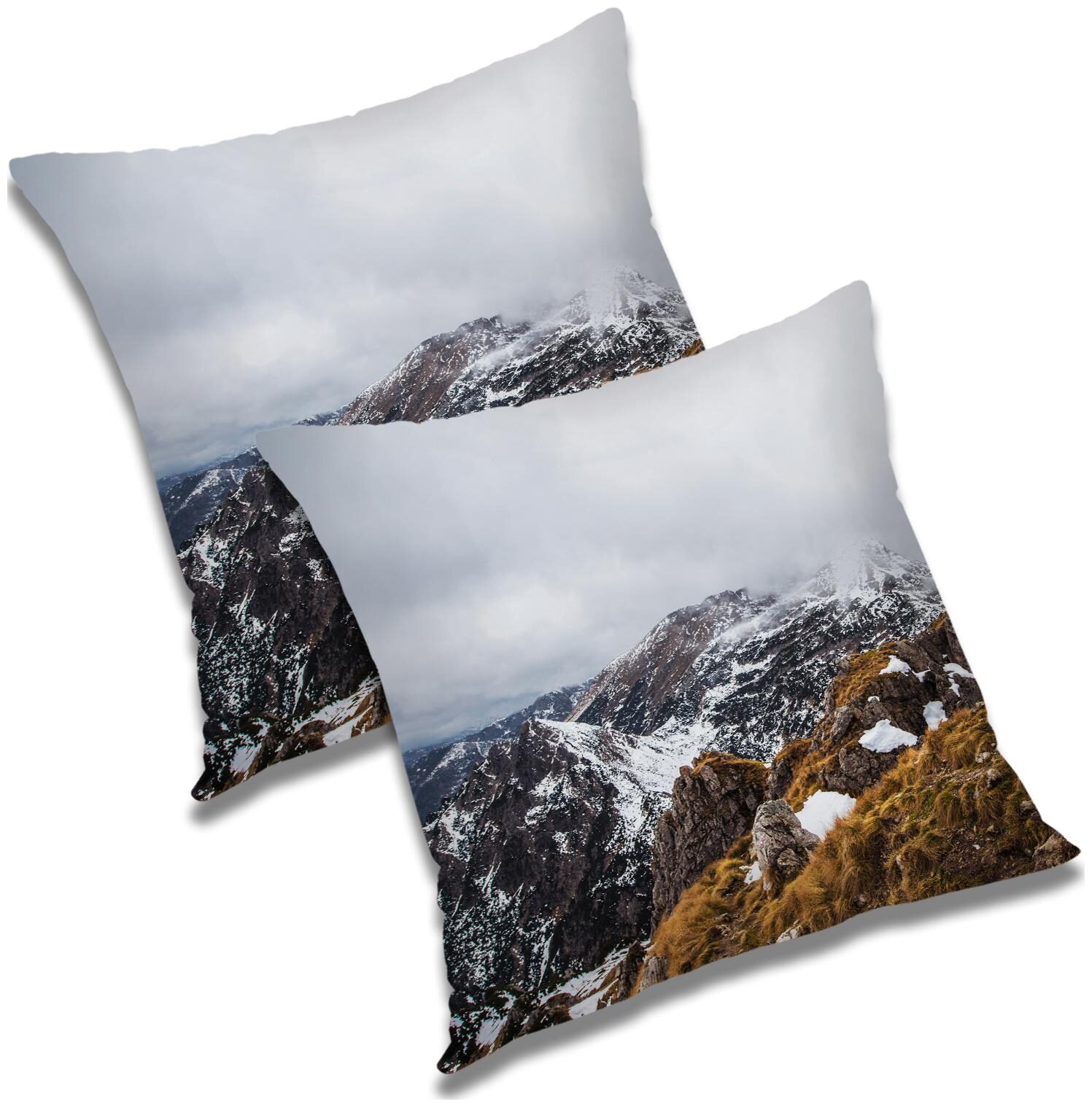 

RADANYA 3D Printed Cushion Cover with Filler Set 18x18 inch
