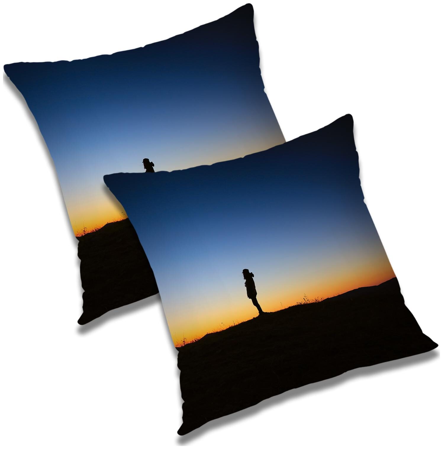 

RADANYA 3D Printed Cushion Cover with Filler Set 12X12 inch
