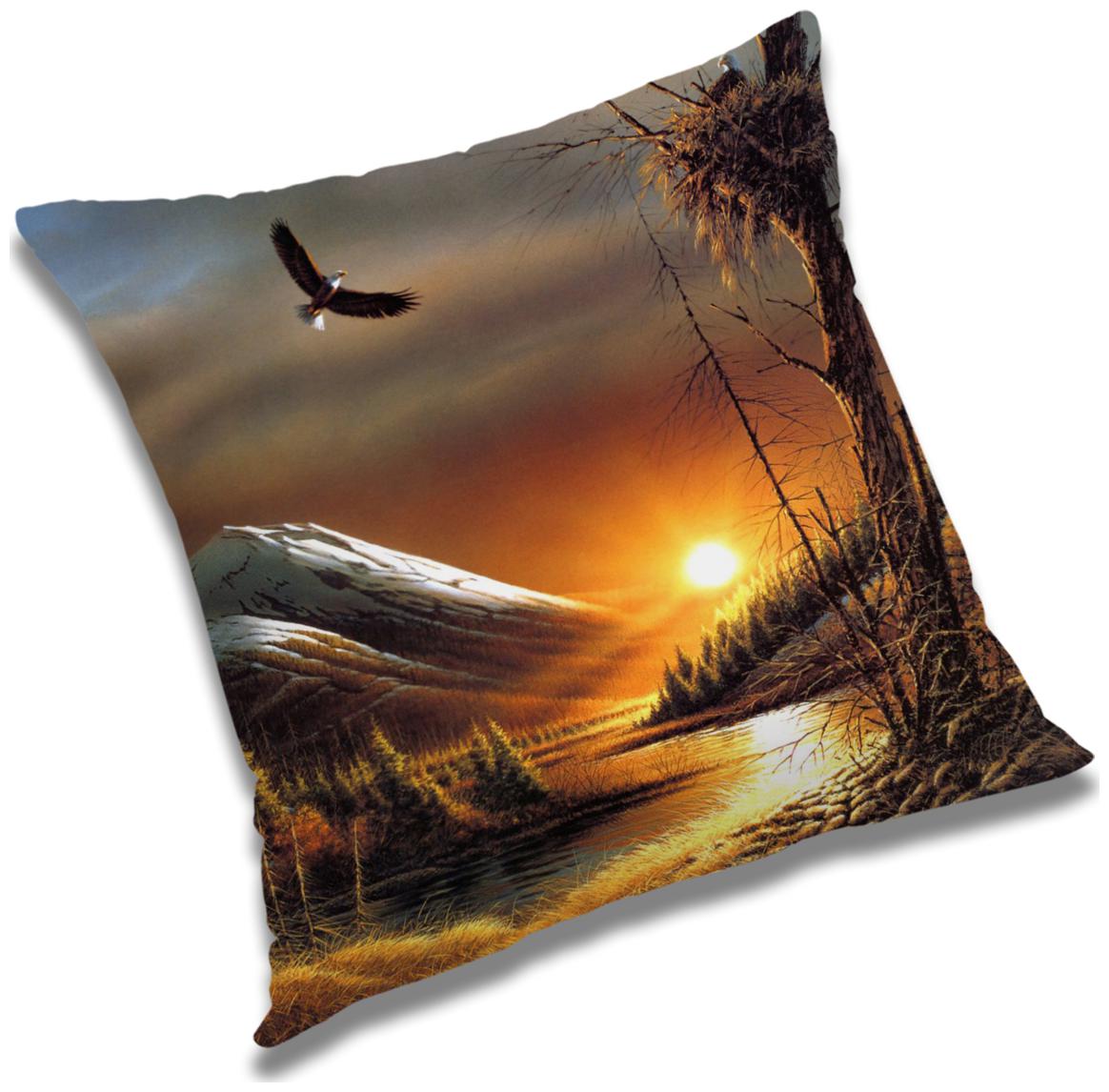 

RADANYA 3D Printed Cushion Cover with Filler Set 12X12 inch