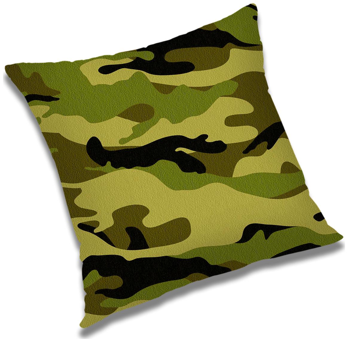 

RADANYA 3d printed Polyester Green Cushion Cover ( Extra large Pack of 1 )