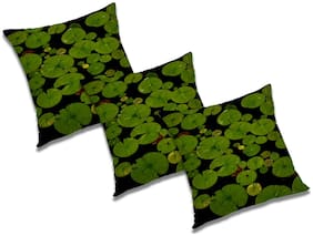 RADANYA 3D Printed Cushion Cover with Filler (Set of 3) 20x20 inch