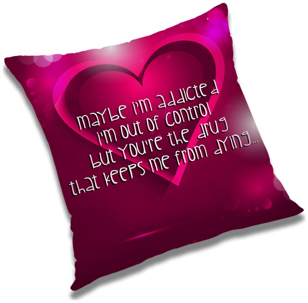 

RADANYA 3d printed Polyester Pink Cushion Cover ( Extra large Pack of 1 )