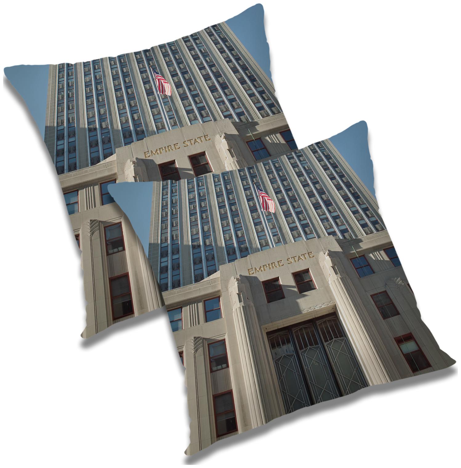 

RADANYA 3D Printed Cushion Cover with Filler Set 18x18 inch