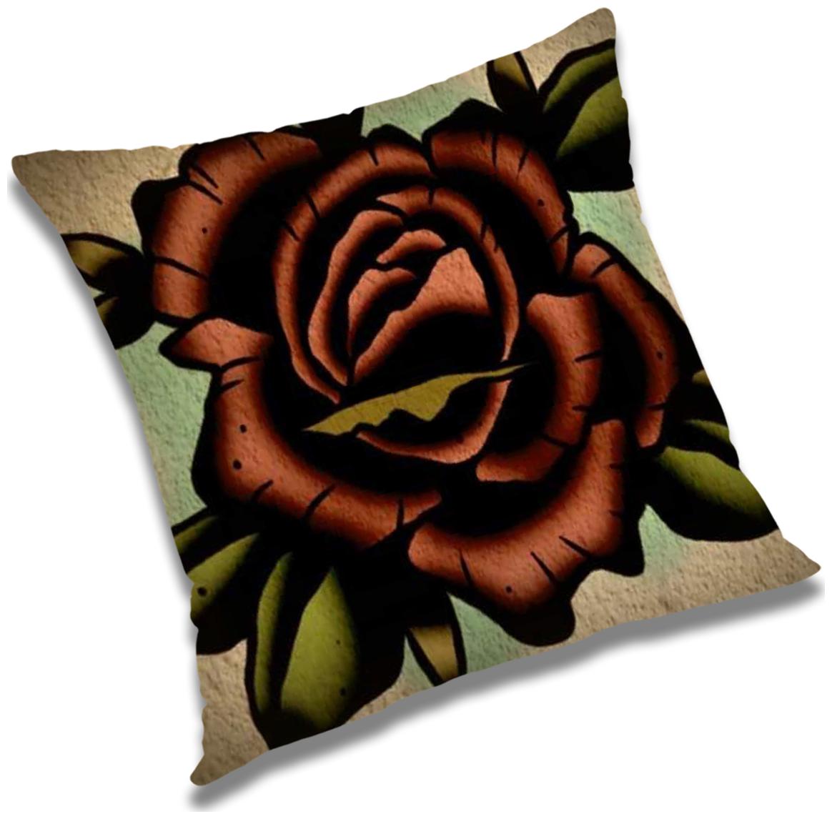 

RADANYA 3d printed Polyester Brown Cushion Cover ( Regular Pack of 1 )