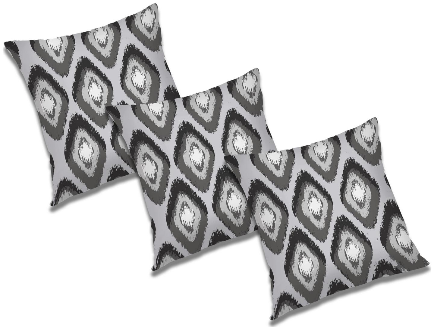 

RADANYA 3D Printed Cushion Cover with Filler (Set of 3) 20x20 inch
