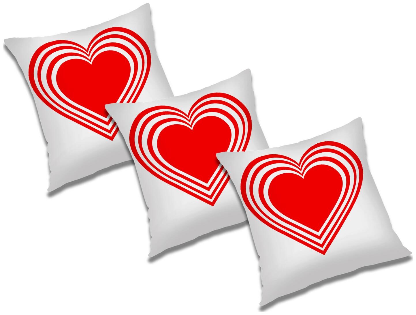 

RADANYA 3D Printed Cushion Cover with Filler (Set of 3) 12X12 inch