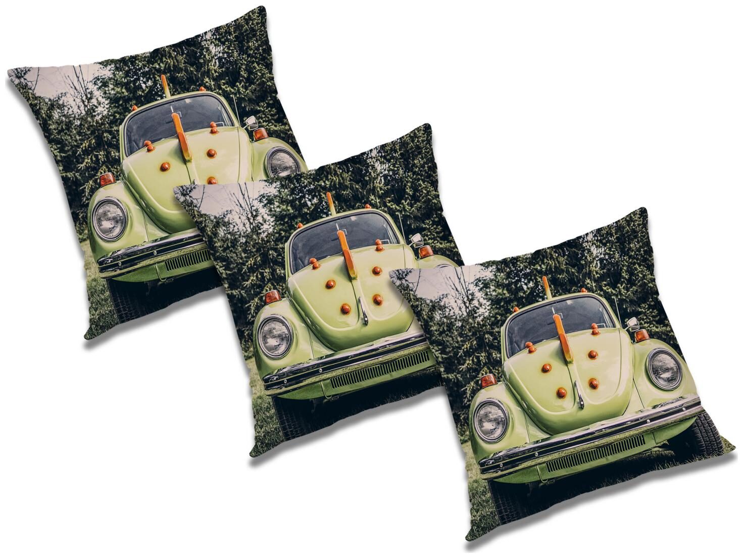 

RADANYA 3d printed Polyester Green Cushion Cover ( Small Pack of 3 )