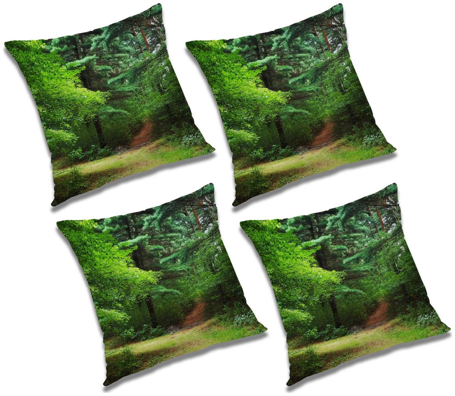 

RADANYA Abstract Cushion Cover with Filler (Set of 4) 24x24 inch