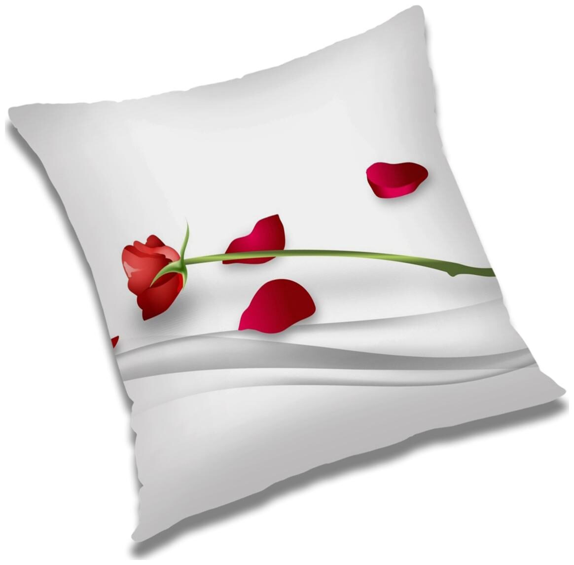 

RADANYA Abstract Polyester White Cushion Cover ( Large Pack of 1 )