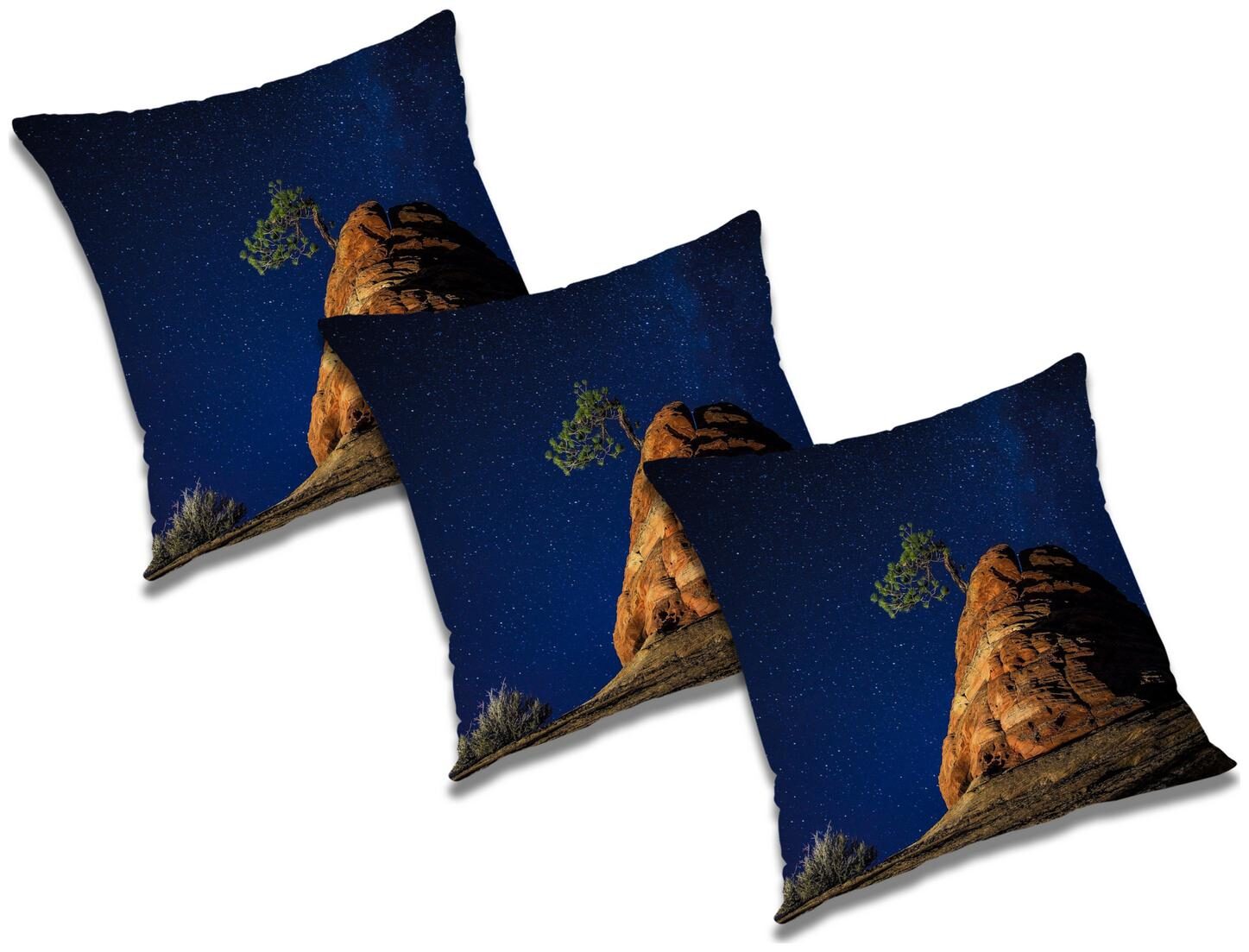 

RADANYA Abstract Cushion Cover with Filler (Set of 3) 16x16 inch