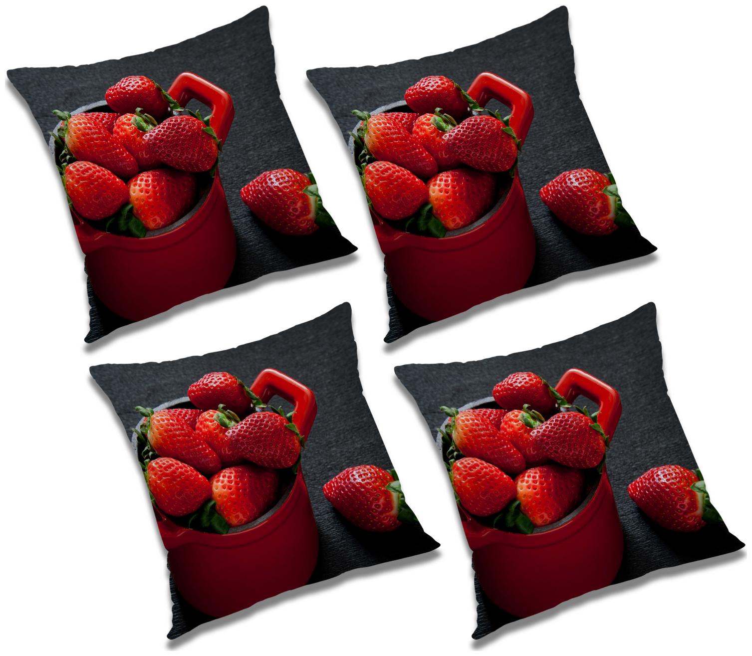 

RADANYA Abstract Cushion Cover with Filler (Set of 4) 18x18 inch