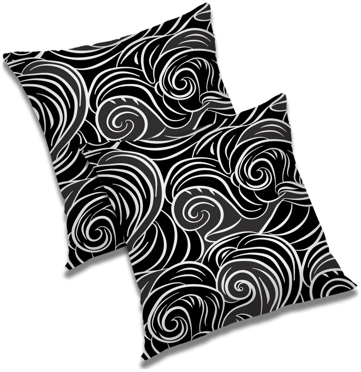 

RADANYA Abstract Cushion Cover 18x18 inch
