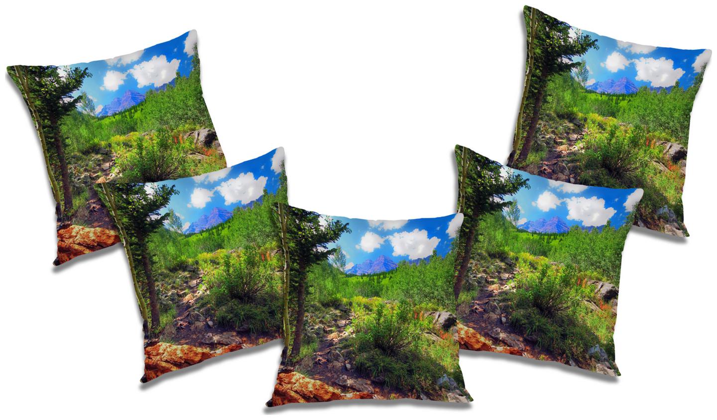 

RADANYA Abstract Cushion Cover (Set of 5) 12X12 inch