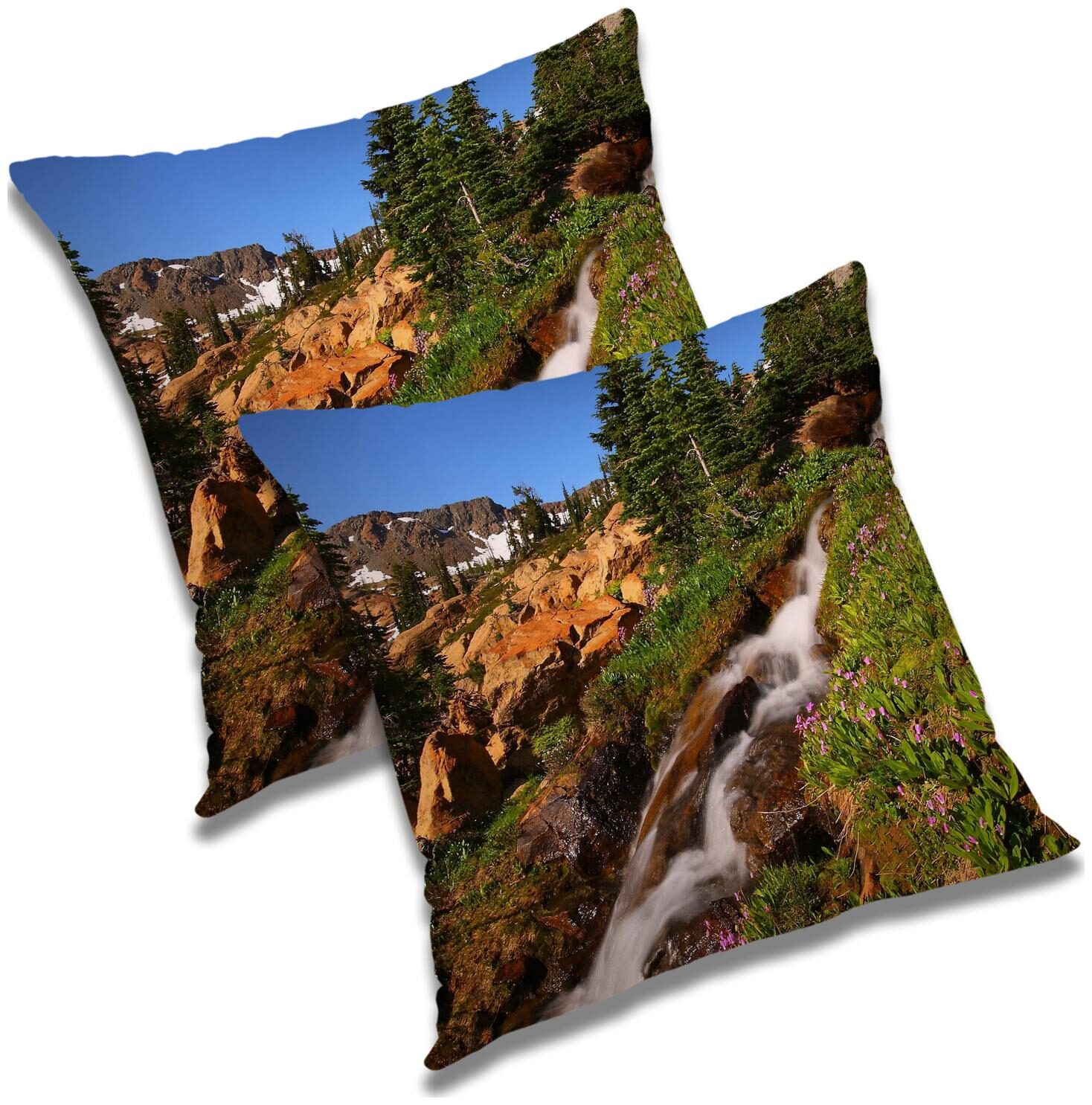 

RADANYA Abstract Cushion Cover with Filler (Set of 2) 18x18 inch