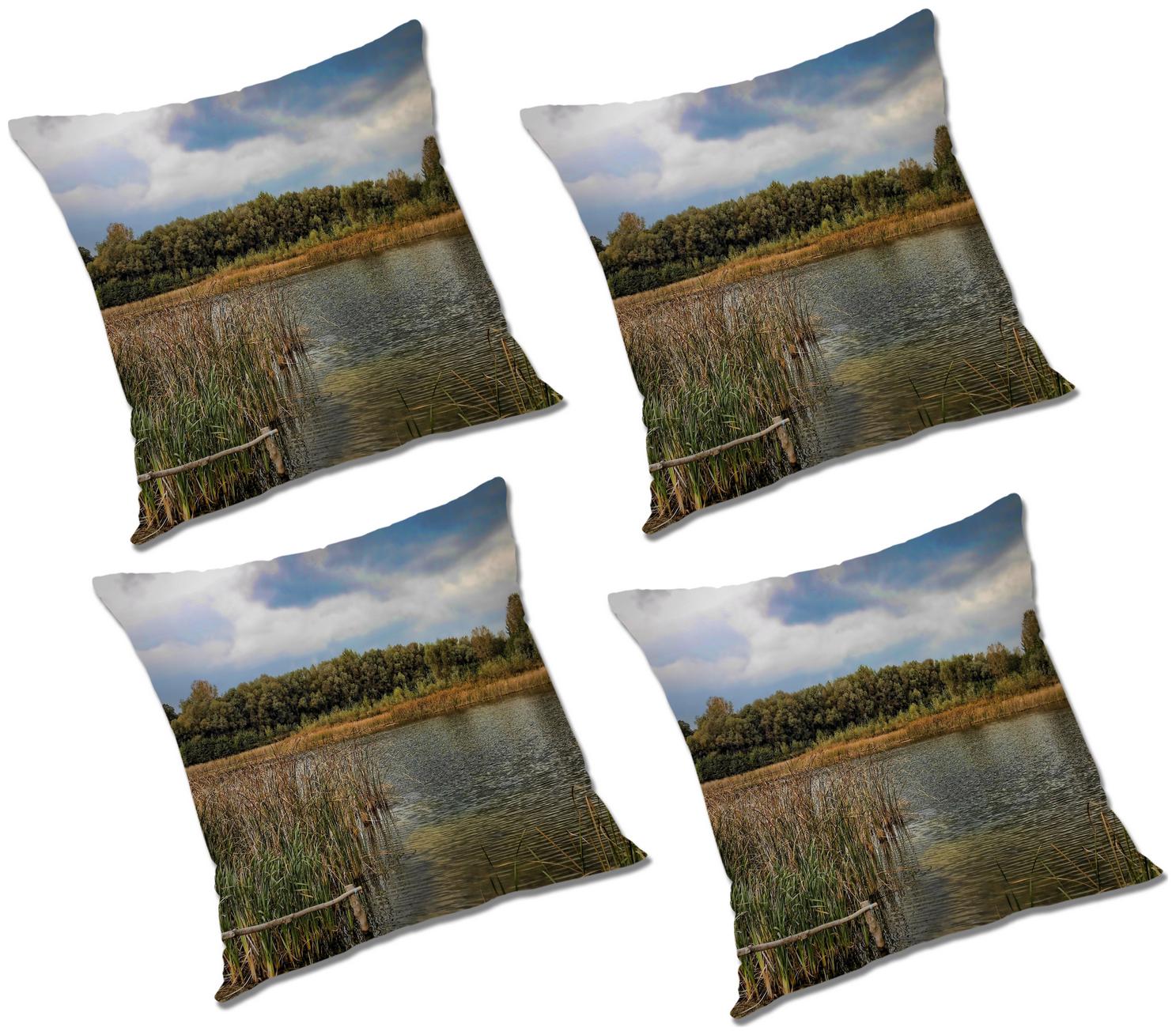 

RADANYA Abstract Cushion Cover (Set of 4) 20x20 inch