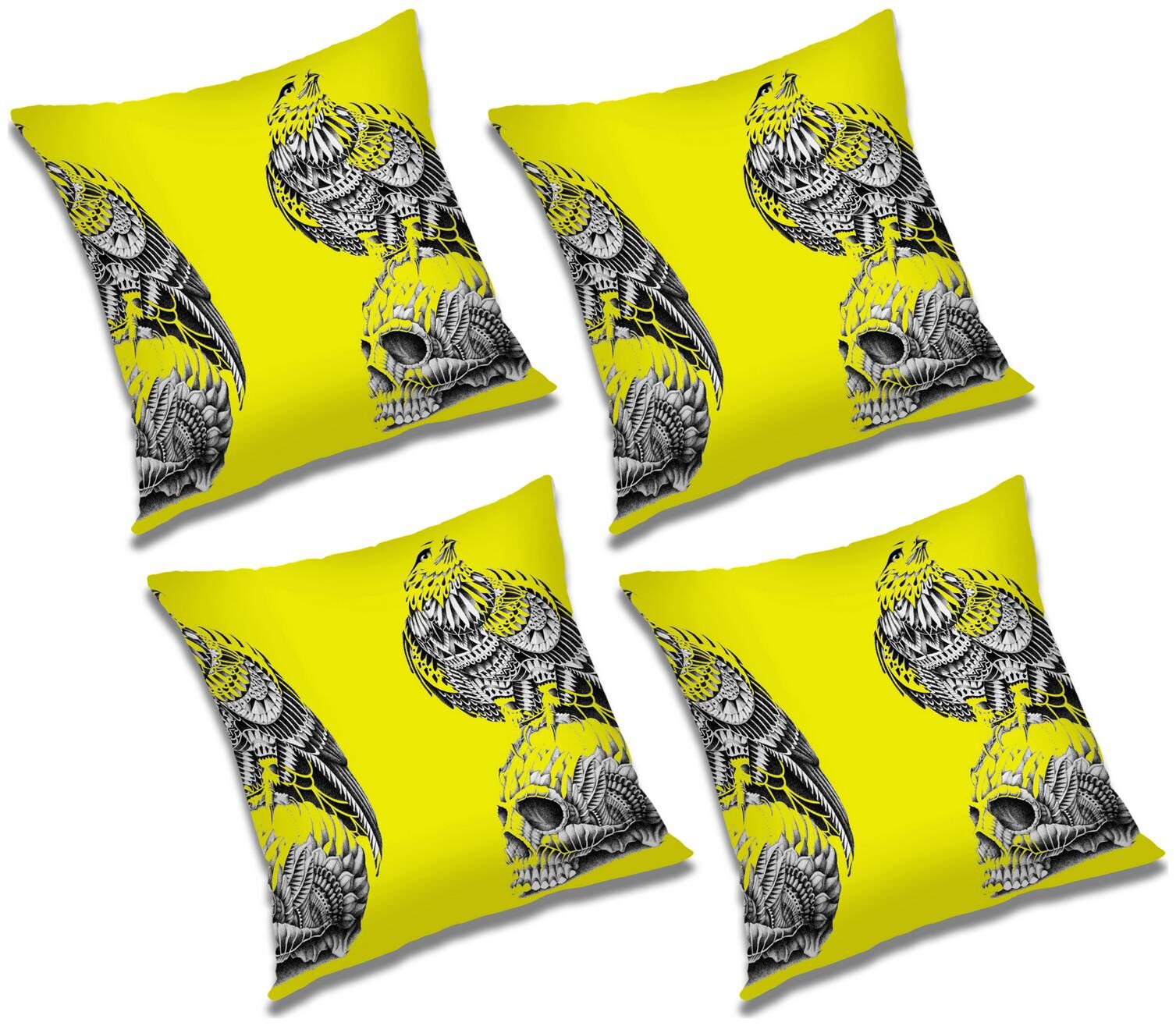 

RADANYA Abstract Cushion Cover with Filler (Set of 4) 20x20 inch
