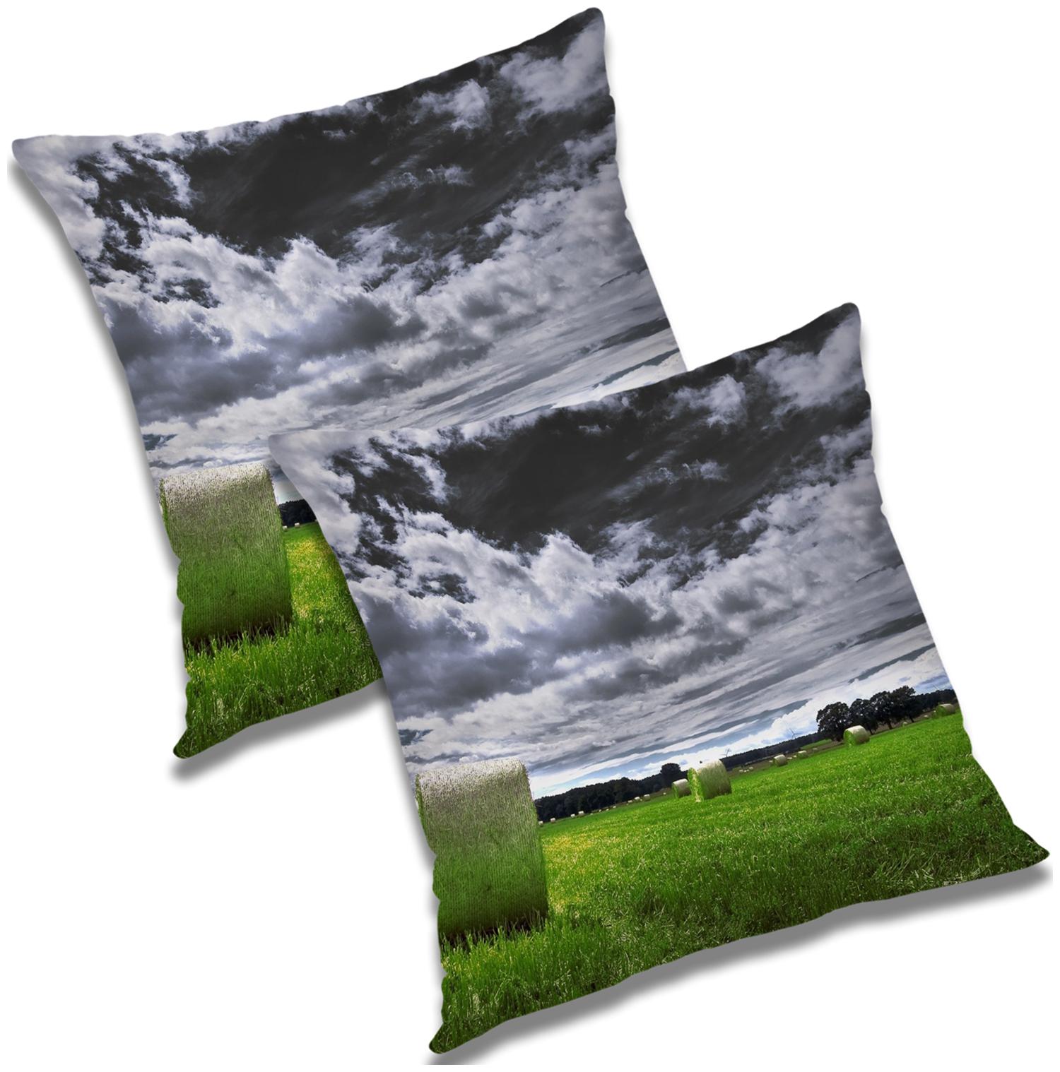 

RADANYA Abstract Cushion Cover with Filler (Set of 2) 24x24 inch