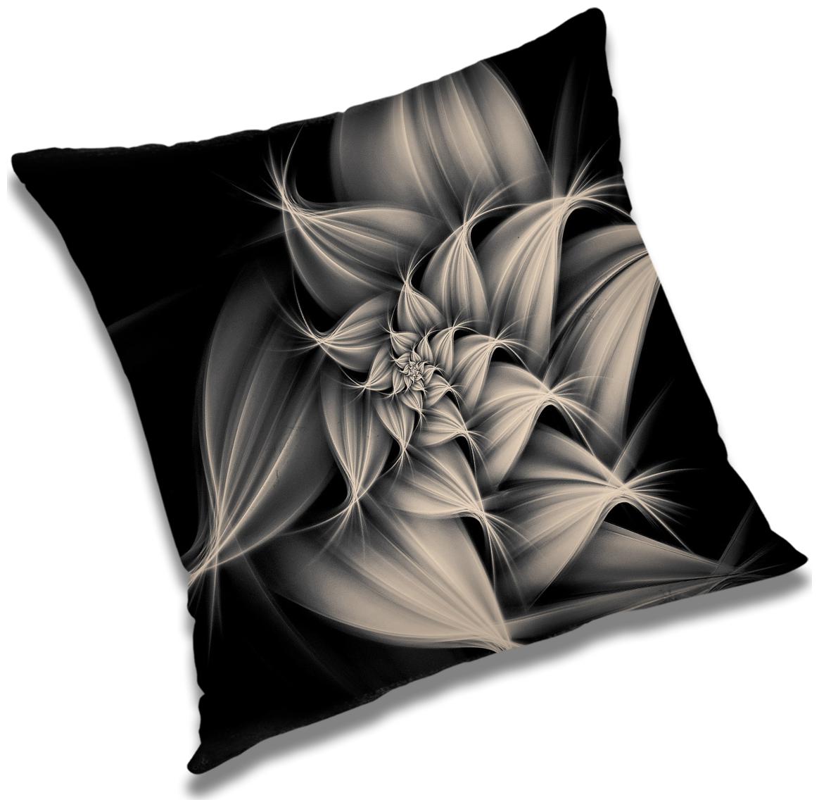 

RADANYA Abstract Polyester Black Cushion Cover ( Regular Pack of 1 )