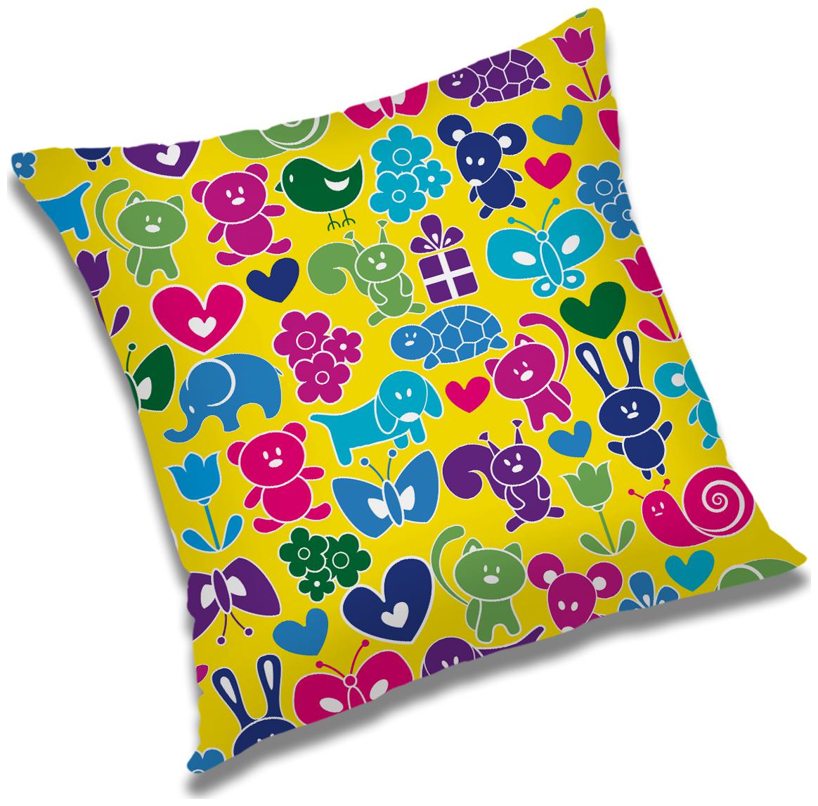 

RADANYA Abstract Polyester Yellow Cushion Cover ( Extra large Pack of 1 )